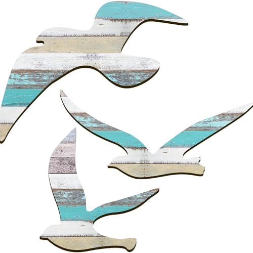 3er Set Maritime Deko Möwen Strand Wanddeko Holz Möwe Seagull Beach Deko Nordsee Stranddekorationen Seemöwen Wanddekoration für Wohnzimmer Schlafzimmer 3er Set Maritime Deko Möwen Strand Wanddeko Holz Möwe Seagull Beach Deko Nordsee Stranddekorationen Seemöwen Wanddekoration für Wohnzimmer Schlafzimmer von Yerleomit