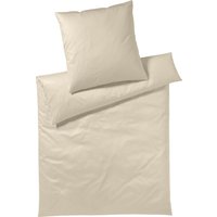 Yes for Bed Bettwäsche "Pure & Simple Uni in Gr. 135x200, 155x220 oder 200x200 cm", (2 tlg.), Bettwäsche aus Baumwolle, zeitlose Bettwäsche mit seidigem Glanz von Yes For Bed