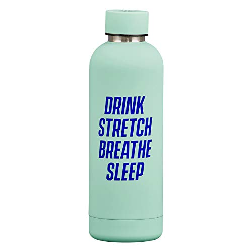 Yes Studio YST202 Water Bottle-Drink Stretch Breathe Sleep Wasserflasche, 18/10-Stahl von Yes Studio
