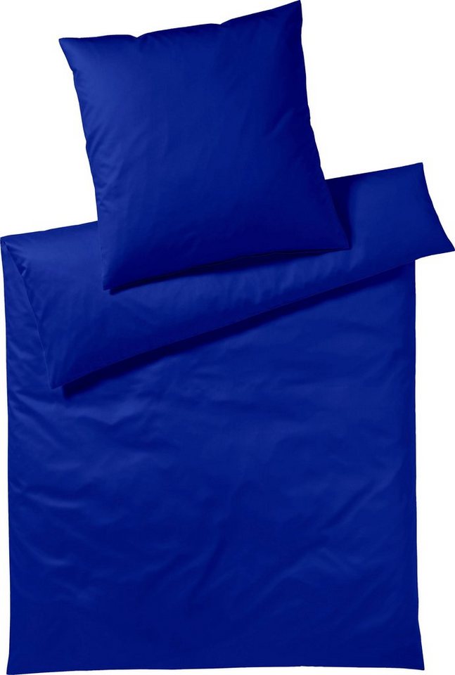 Bettwäsche Pure & Simple Uni in Gr. 135x200, 155x220 oder 200x200 cm, Yes for Bed, Mako-Satin, 2 teilig, Bettwäsche aus Baumwolle, zeitlose Bettwäsche mit seidigem Glanz von Yes for Bed