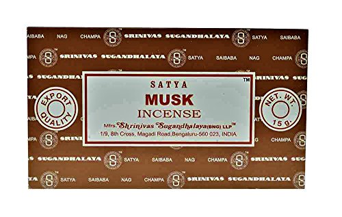 YesMandala Satya Räucherstäbchen - Musk - 12 Boxen x 15 g von YesMandala