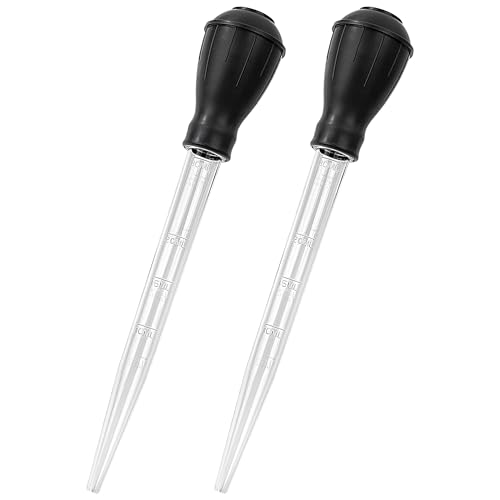 Yesaler Große Kunststoff-Pipette mit Skala Transfer Pipetten mit Bulb Tip Küchen-Backpipette Messrohr-Werkzeuge zum Kochen Backen Gartenpflanzen 2 Stück Yesaler Große Kunststoff-Pipette mit Skala Transfer Pipetten mit Bulb Tip Küchen-Backpipette Messrohr-Werkzeuge zum Kochen Backen Gartenpflanzen 2 Stück von Yesaler