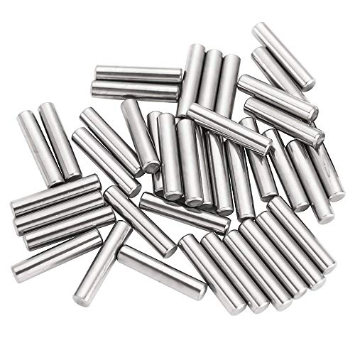 Yesallwas 100 Stück 3mm x 18mm Dübelstifte, Regalstütze, Befestigungselemente, perfekt für die Befestigung der Position einer Komponente, Verbindungskomponenten von Yesallwas