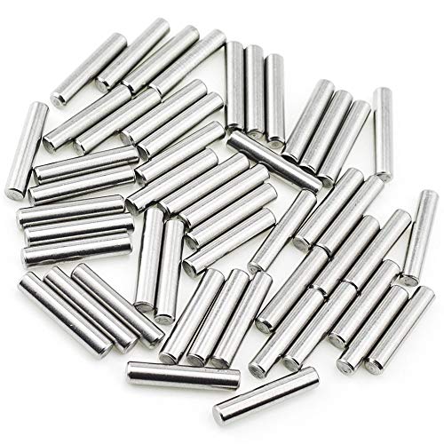 Yesallwas 50 Stück 5 mm x 25 mm Dübelstifte, Regalstütze, Befestigungselemente, perfekt für die Befestigung der Position einer Komponente, Verbindungskomponenten von Yesallwas