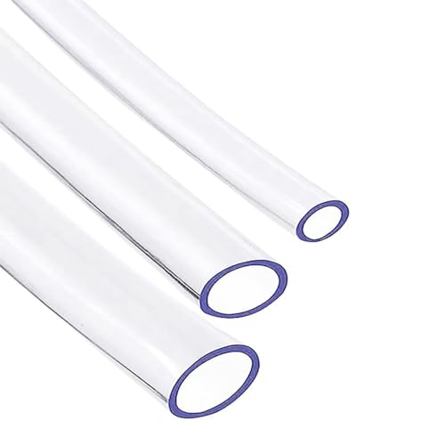 Yesallwas Transparenter PVC-Kunststoffschlauch, 3mm 4mm 5mm ID, 9 m Länge, transparenter PVC-Schlauch für Wasser-Luftpumpe von Yesallwas