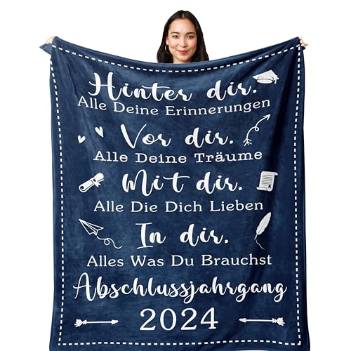 Yesbird Bachelor Geschenk, Abitur 2024 Geschenke, Master Abschluss Geschenk, Bestandene Prüfung Geschenk, Geschenke Zum Bachelor Abschluss, Prüfung Bestanden, Abi Geschenk Ideen Decke150x130 von Yesbird