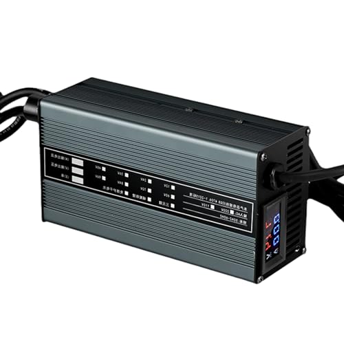 Yesbon 48v 12s li ion 50.4v 10a,D,Batterie Smart Charger 48V 60V 72V 12S-24S Schnellladung Für 20Ah-100Ah Akku Lifepo4 Zellenpack Ternary Lithium RV Boot Auto 8Amp 10A Ladeadapter Impulsumformer Yesbon 48v 12s li ion 50.4v 10a,D,Batterie Smart Charger 48V 60V 72V 12S-24S Schnellladung Für 20Ah-100Ah Akku Lifepo4 Zellenpack Ternary Lithium RV Boot Auto 8Amp 10A Ladeadapter Impulsumformer von Yesbon