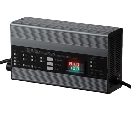 Yesbon 72v 24s lifepo4 87.6v 20a,E,Lifepo4 Batterieladegerät 20A Li-Ion Akkuladegerät 36V 48V 60V 72V Auto-Motorrad-Elektrofahrzeug-Zellenadapter 13S-24S Mit Trickle-Self-Stop-Funktion von Yesbon