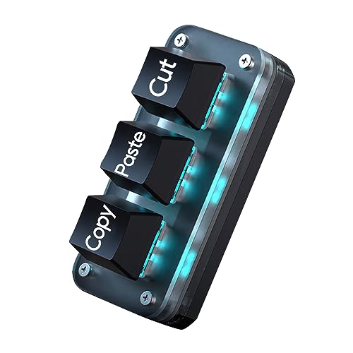Yeselino Programmierbare Makro-Tastatur Makropad mit RGB-Hintergrundbeleuchtung für Gaming und Photoshops Programmierung Gaming Tastaturen Mechanische Tastatur Hot Swap Tastatur von Yeselino