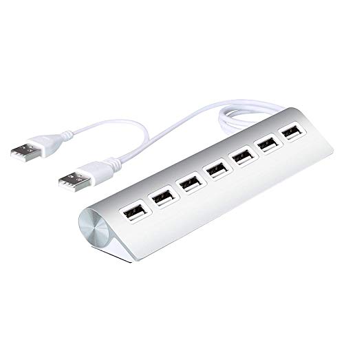 Yessetry Usb2.0 sieben Hafen Hub 2.0Hub Aluminiumlegierung Material Usb2.0/7 Hafen Effiziente Datenübertragung von Yessetry