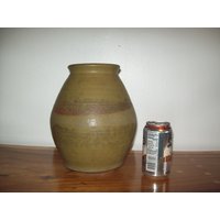 Handgetöpferte Matte Glasur-steingutgefäß/Urne Signiert Guerrero 1975 Handgetöpferte Matte Glasur-steingutgefäß/Urne Signiert Guerrero 1975 von YesterdayAndTomorrow