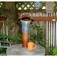 Spring Street Pottery ~ 1988 Cincinnati, Oh 20.jahrhundert 20" Hohe Studio Art Vase Mit Akzenten Michael Frasca & Allan Nairn Spring Street Pottery ~ 1988 Cincinnati, Oh 20.jahrhundert 20" Hohe Studio Art Vase Mit Akzenten Michael Frasca & Allan Nairn von YesterdayAndTomorrow