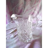 Vintage Ananas Muster Glas Milchkännchen - Mid Century Elegantes Geschirr von YesterdaysGold