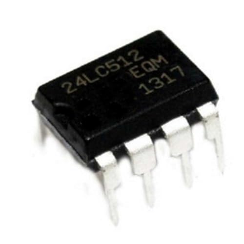 10 Stück 24LC512-I/P DIP-8 24LC512 Mikrochip EEPROM 512K von Yetibei