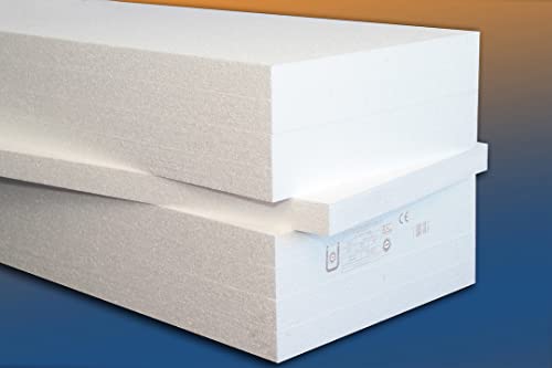 Yetico Styropor Platten Dämmplatten 20 mm - 12 m² / Paket - EPS 035 100 kpa druckfest Estrichdämmung - Versand in Kartons von Yetico