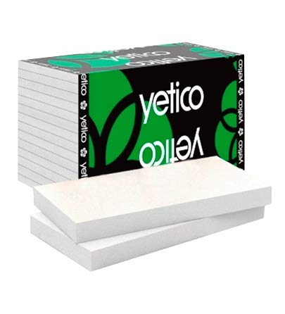 Styropor Platten Dämmplatten Dämmung 80 mm - 3 m2 / Paket - EPS 035 100 kpa druckfest Estrichdämmung - Versand in Kartons - von Yetico