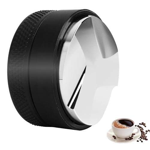 Coffee Distributor 58mm Espresso Leveler Tool für Kaffee Siebträger Vor dem Tampen, Inkl Silikonmatte, Verstellbares Leveler Tool zum Gleichmäßigen Verteilen von Kaffeepulver von Yewseas