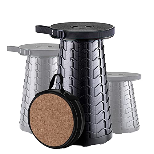 Yexati Upgraded Klapphocker Faltbar Mit Tragfähigkeit 180KG, Faltbare Camping Hocker Mit Weichem Kissen, Portable Stool Ideal Für Indoor-und Outdoor-Aktivität Ausgestattet von Yexati