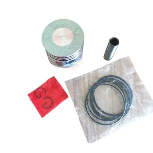 56mm Kolbensatz passend for 156F 4-Takt Horizontalmotor Generator Wasserpumpe Ringsatz Stiftclip-Montage(Piston kit) von YfdUPLs