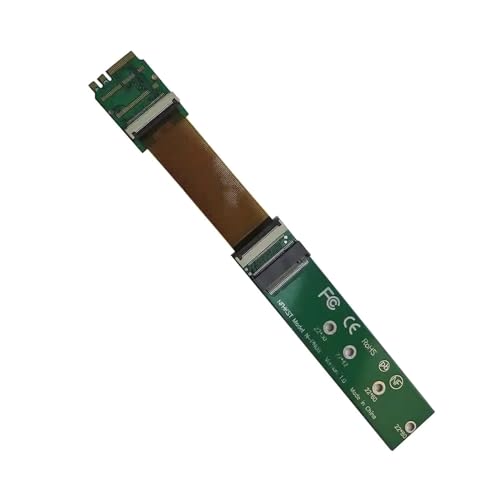 Konvertieren Sie M.2-WLAN-Netzwerkkarte in NVMe M.2-Adapter-Verlängerungskabel für Desktop-einfache Installation PC-Adapter von Yfenglhiry