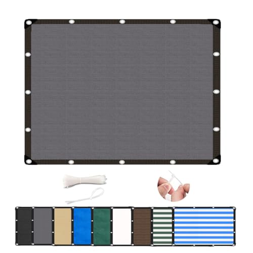 Ygann Garten Schattennetz Stoff Schattennetz Outdoor Zaun Bildschirm, Hinterhof, Terrasse, Balkon, einschließlich Kabelbinder 8 Tage Lieferung, 9 Farben, 195 Größen Grau,3.4x5.5m Ygann Garten Schattennetz Stoff Schattennetz Outdoor Zaun Bildschirm, Hinterhof, Terrasse, Balkon, einschließlich Kabelbinder 8 Tage Lieferung, 9 Farben, 195 Größen Grau,3.4x5.5m von Ygann