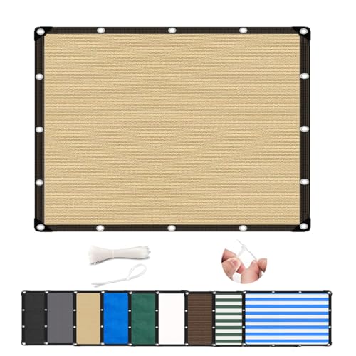 Ygann Garten Schattennetz Stoff Schattennetz Outdoor Zaun Bildschirm, Hinterhof, Terrasse, Balkon, einschließlich Kabelbinder 8 Tage Lieferung, 9 Farben, 195 Größen Sand,2.4x5.5m Ygann Garten Schattennetz Stoff Schattennetz Outdoor Zaun Bildschirm, Hinterhof, Terrasse, Balkon, einschließlich Kabelbinder 8 Tage Lieferung, 9 Farben, 195 Größen Sand,2.4x5.5m von Ygann