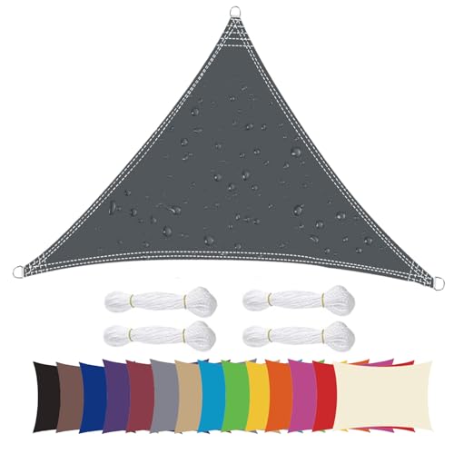 Ygann Sonnensegel Sonnenschutz Sonnendach Balkon Wetterschutz wasserabweisend Winddicht PES 420D 96% UV-Schutz für Garten Outdoor Viereck Rechteck Quadrat von Ygann
