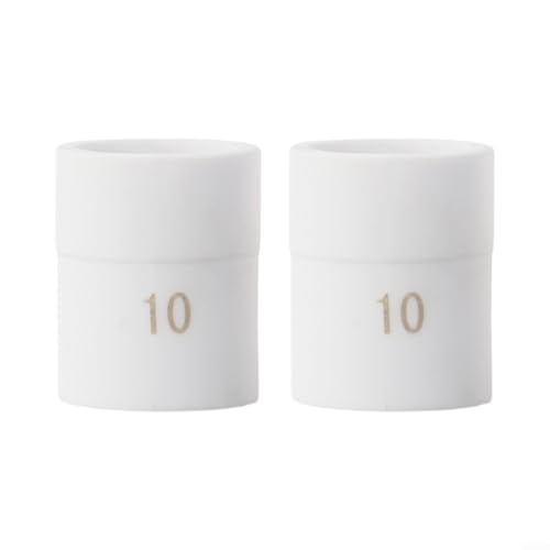2 Stück Keramik-Schweißbecher, kompatibel mit WP171826920 für WIG-Taschenlampen (2 Stück 10#) von Yhenlovtt