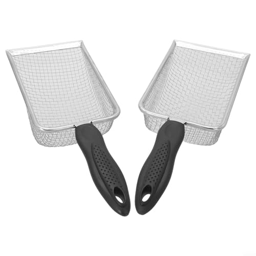 2-teiliges Bodensieb-Set mit Edelstahlgeflecht und ergonomischen Griffen für effektive Bodentrennung und Gartenvorbereitungsaufgaben von Yhenlovtt