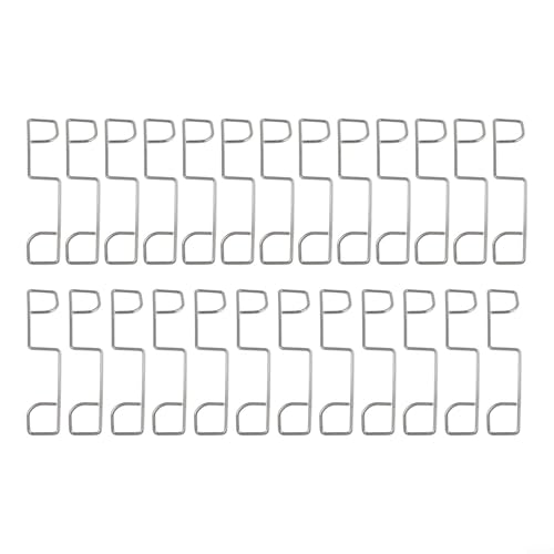 25 Stück/50 Stück Edelstahl-Clips für Zaunplatten, perfekt zur Minimierung von Rasselgeräuschen (25 Stück) von Yhenlovtt