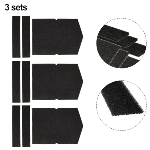 3 Set kompatible Trocknerfilter Ersatz für Modelle 9057930 9688381 7358901 geeignet für Wärmepumpen und Kondensator-Wäschetrockner von Yhenlovtt