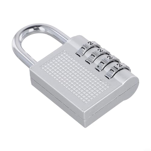 4-stelliges Zahlenschloss aus Legierung und gehärtetem Zink, rostfrei, wasserdicht, Sicherheitsschloss für Koffer, Fitnessstudio, Schließfächer, Schulschränke, Werkzeugkästen, Tore, rücksetzbare 4-stelliges Zahlenschloss aus Legierung und gehärtetem Zink, rostfrei, wasserdicht, Sicherheitsschloss für Koffer, Fitnessstudio, Schließfächer, Schulschränke, Werkzeugkästen, Tore, rücksetzbare von Yhenlovtt