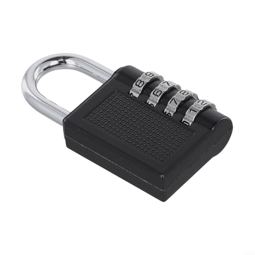 4-stelliges Zahlenschloss aus Zinklegierung plus gehärtetem Stahl, rostfrei, undurchlässig, Sicherheitsschloss für Koffer, Fitnessstudio, Schließfächer, Schulschränke, Werkzeugkästen, Tore und 4-stelliges Zahlenschloss aus Zinklegierung plus gehärtetem Stahl, rostfrei, undurchlässig, Sicherheitsschloss für Koffer, Fitnessstudio, Schließfächer, Schulschränke, Werkzeugkästen, Tore und von Yhenlovtt