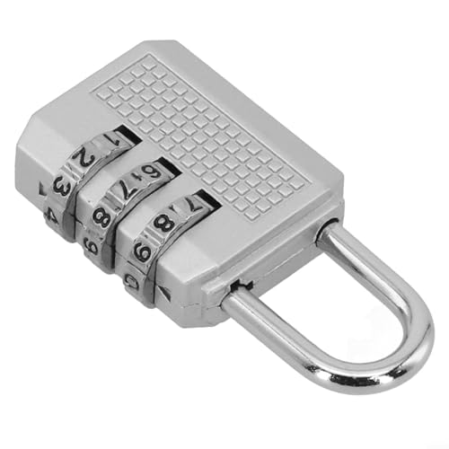 4-stelliges Zahlenschloss aus Zinklegierung und gehärtetem Stahl, rostfrei, wasserabweisend, Sicherheitsschloss für Koffer, Fitnessstudio, Schließfächer, Schulschränke, Werkzeugkästen, Tore und 4-stelliges Zahlenschloss aus Zinklegierung und gehärtetem Stahl, rostfrei, wasserabweisend, Sicherheitsschloss für Koffer, Fitnessstudio, Schließfächer, Schulschränke, Werkzeugkästen, Tore und von Yhenlovtt