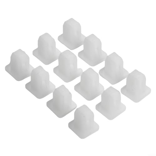 50 Stück quadratische Kunststoff-Auto-Schutzblech-Verschluss-Nieten-Push-Clips, 8 x 8,5 mm Loch-Verkleidung, Stoßstangen-Zierleisten-Clips 50 Stück quadratische Kunststoff-Auto-Schutzblech-Verschluss-Nieten-Push-Clips, 8 x 8,5 mm Loch-Verkleidung, Stoßstangen-Zierleisten-Clips von Yhenlovtt