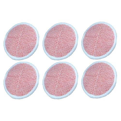 6 Stück robuste Wischmopp-Pads, kompatibel mit Bissell Hartmopp-Reinigern Modellen 2124 2039A 2307 für kraftvolle Schmutz- und Fleckenentfernung auf harten Böden (6 Stück) von Yhenlovtt