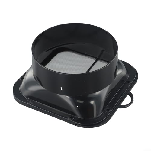 ABS Wandflansch Lüftungsschlitz Adapter mit Filter 150mm K Lüfter Schlauchverbinder für Küchenhaube Ventilator Stabile auslaufsichere Halterung für Innenlüftung von Yhenlovtt