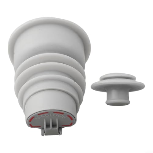 Abwasserrohr, geruchsdichter Dichtungsring, Silikon-Küchenspüle, Abflussstopfen für die Küche, auslaufsicher, Rückprallrohr-Dichtungsring, 7-lagiger Abflussstopfen (45–50 mm) von Yhenlovtt
