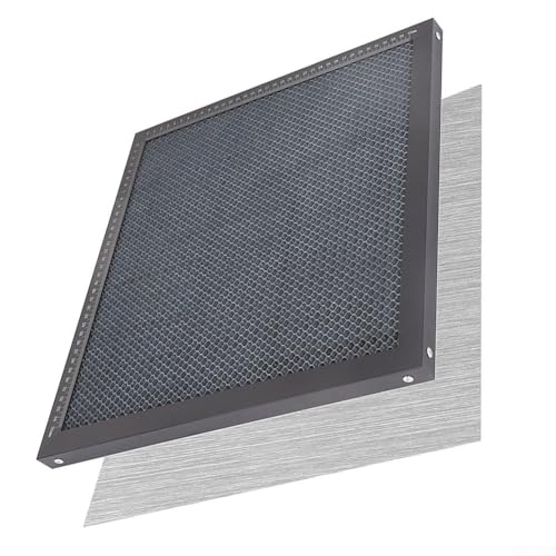 Anpassbar für Waben-Arbeitstisch, 400 x 400 x 22 mm, für alle Gravurprojekte von Yhenlovtt