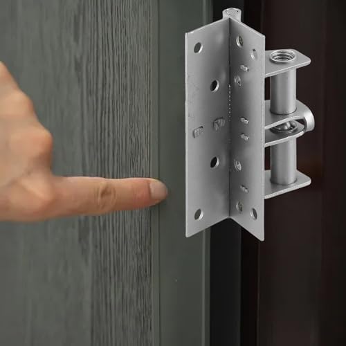 Automatisches, selbstschließendes Türscharnier, verdecktes Design mit glattem, sicherem Verschluss (Silber) von Yhenlovtt