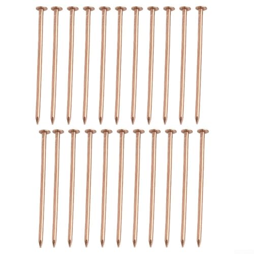Baumwurzel- und Baumstumpfförder Kupfernägel, 3 5 Zoll Kupferspikes für Baum- und Baumstumpfentfernung, 22 Stück Kupfer-Hardware für effiziente Baumwurzelunterdrückung von Yhenlovtt