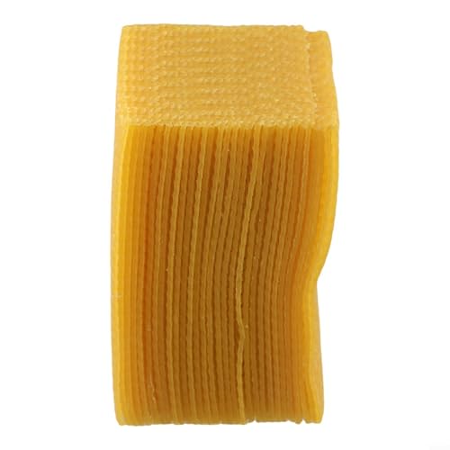 Bienenstock-Fundamentbögen, natürliches Bienenwachs, Grundierung, Imkereiausrüstung, 9 x 13,2 cm, gelber Wachsrahmen, 30 Stück Bienenstock-Fundamentbögen, natürliches Bienenwachs, Grundierung, Imkereiausrüstung, 9 x 13,2 cm, gelber Wachsrahmen, 30 Stück von Yhenlovtt