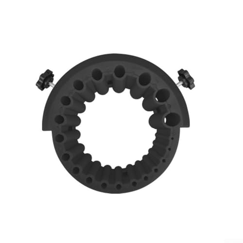 Bohrerschärfer, kompatibel mit 125 Winkelschleifer, 213 mm, multifunktionales Zubehör (schwarz) von Yhenlovtt