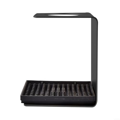 Clever gearbeitete Aluminium-Tropfschale und Ständer für begeisterte Brauereien (schwarz) von Yhenlovtt