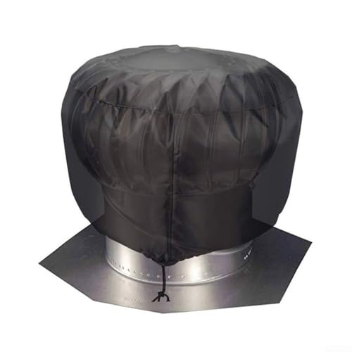 Dachlüftungsabdeckungen für Turbo-Lüfterschutz aus Ripstop-420D-Oxford-Gewebe, staubdicht und wetterfest für Lüftungsventilatoren (51 x 51 cm) von Yhenlovtt
