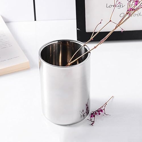 Doppelwandiges Edelstahl-Trinkgeschirr mit komfortablem Griff für Kaffee, Bier und Tee (280 ml) von Yhenlovtt