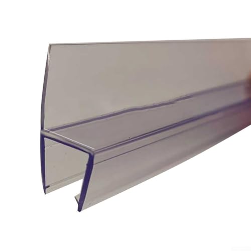 Duschtürdichtung 2 Stück, 50 cm Wasserabweiser für effektive Auslaufschutz, einfache Anpassung an Ihre Dusche (12 mm) von Yhenlovtt