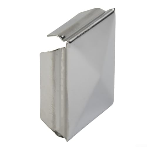 Edelstahl-Abdeckkappe für Pfosten, Pyramidenform für sicheren Sitz und attraktive Optik (1 Stück, 50 mm) von Yhenlovtt