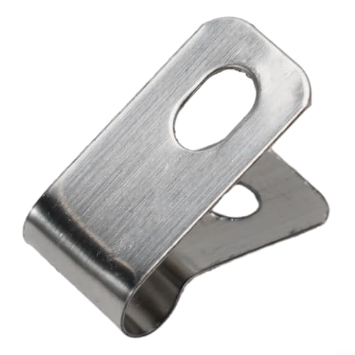 Edelstahl Landwirtschaftliche Zaunklammern, Drahtklemmen mit Schrauben zur sicheren Befestigung an Holz-, Metall- oder Vinylpfosten (Aluminiummaterial: 200 Clips + 200 Schrauben) von Yhenlovtt