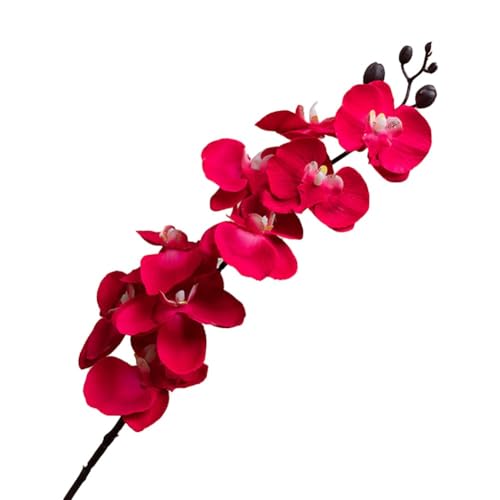 Elegante künstliche Seiden-Schmetterlinge, Orchideen in einem stilvollen Arrangement von 9 Blumen, ideal für Veranstaltungen (C) von Yhenlovtt